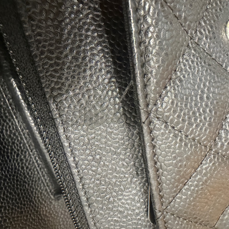 全配❤️ 香奈兒 #黑銀 #荔枝皮 #woc #chanel-68