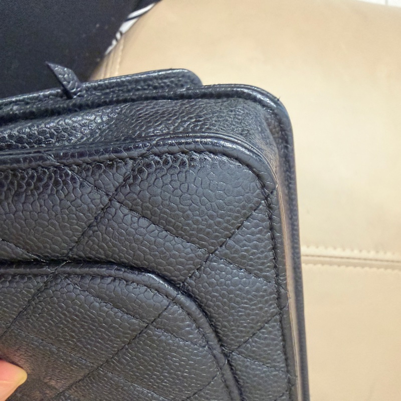 全配❤️ 香奈兒 #黑銀 #荔枝皮 #woc #chanel-71