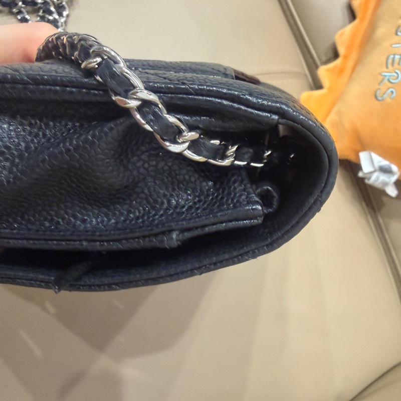 全配❤️ 香奈兒 #黑銀 #荔枝皮 #woc #chanel-78