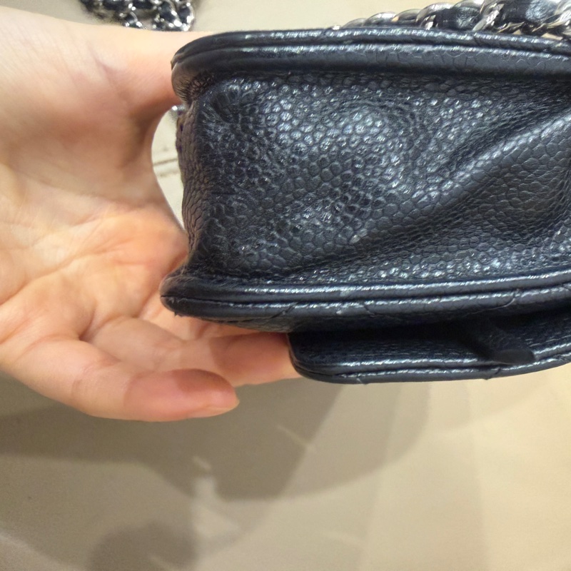 全配❤️ 香奈兒 #黑銀 #荔枝皮 #woc #chanel-79