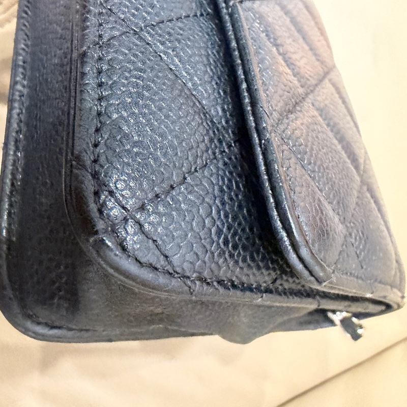 全配❤️ 香奈兒 #黑銀 #荔枝皮 #woc #chanel-82