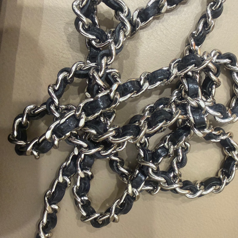 全配❤️ 香奈兒 #黑銀 #荔枝皮 #woc #chanel-85