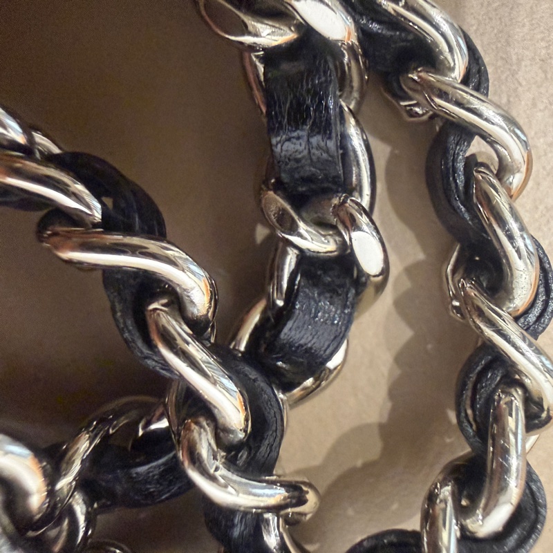 全配❤️ 香奈兒 #黑銀 #荔枝皮 #woc #chanel-95