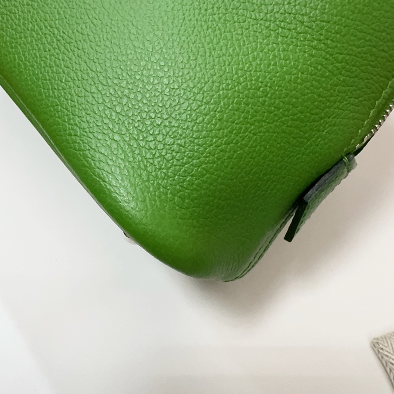 小巴黎二手名牌真品 未使用 Mini bolide 綠 2024台灣購證 收藏品-18