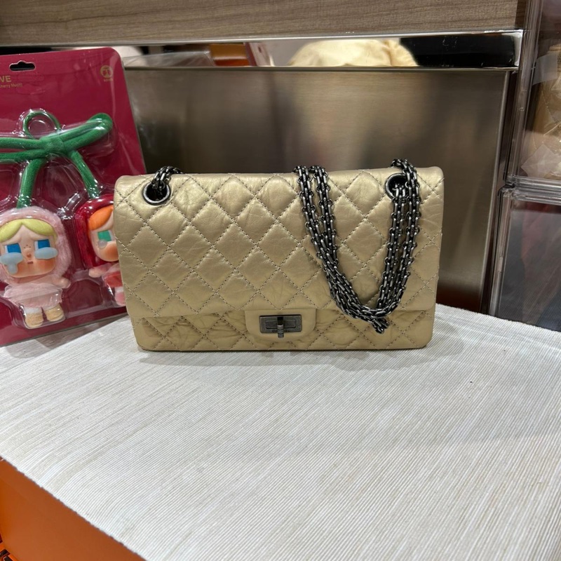 Chanel 2.55 flap bag classic calfskin-0