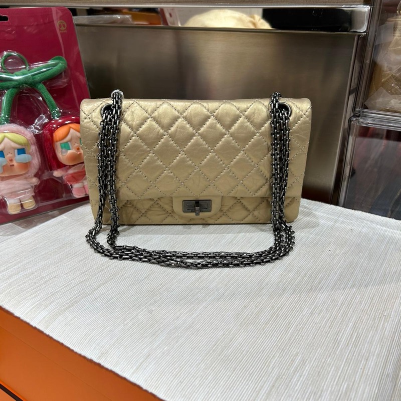 Chanel 2.55 flap bag classic calfskin-6