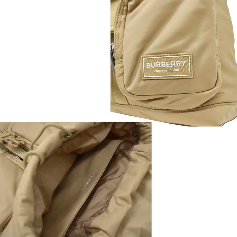 【門市全新現貨】BURBERRY Rucksack 尼龍雙肩束口後背包(附原廠防塵袋)-3