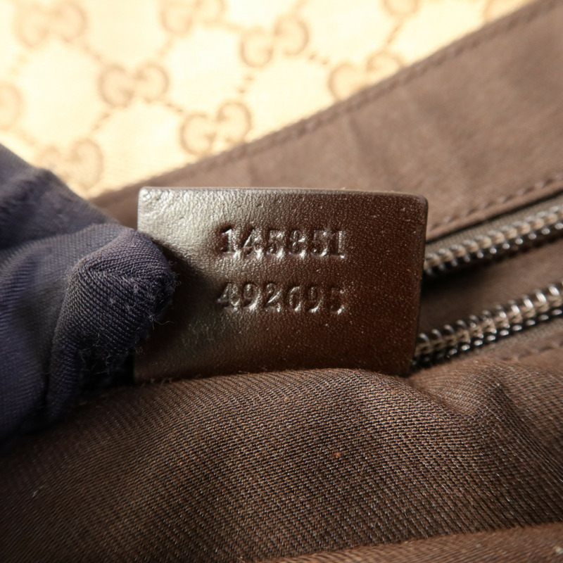GUCCI 帆布Waist Bag銀扣腰包-7