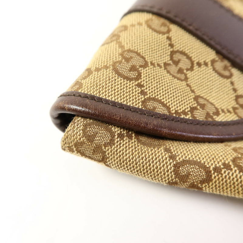 GUCCI 帆布Waist Bag銀扣腰包-15