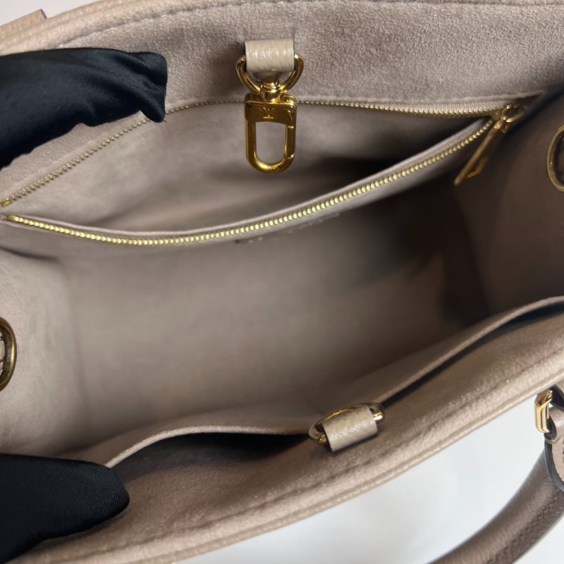 LV M45779/晶片款 斑鳩灰ONTHEGO PM 單肩背包-5