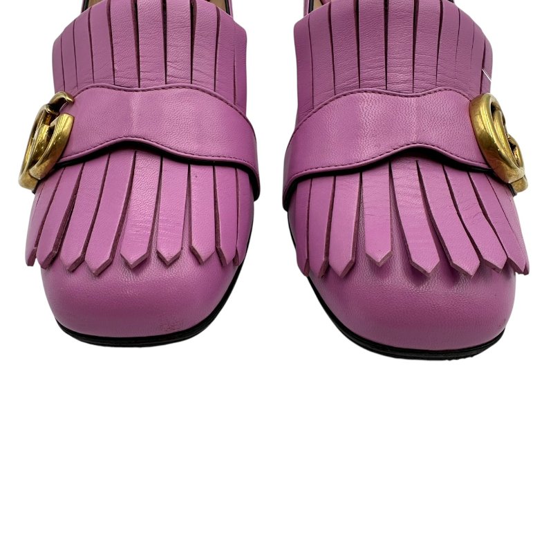 【美收精品】Gucci 紫色跟鞋 4-30【隔月月中將轉賣至日本 上架期限30天】-5