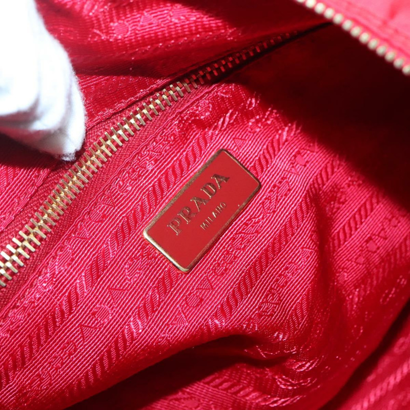 【日本直送】PRADA 單肩包 尼龍 紅金色 正品 141529-17