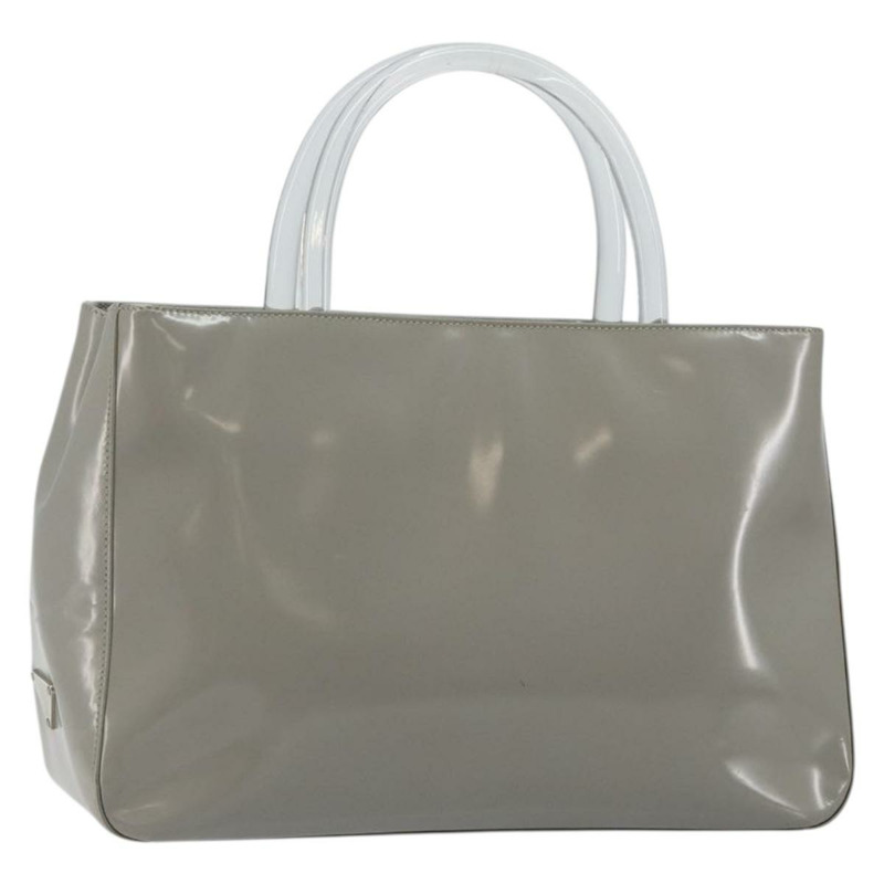 【日本直送】PRADA 手提包琺瑯灰銀色正品 BA5946-0