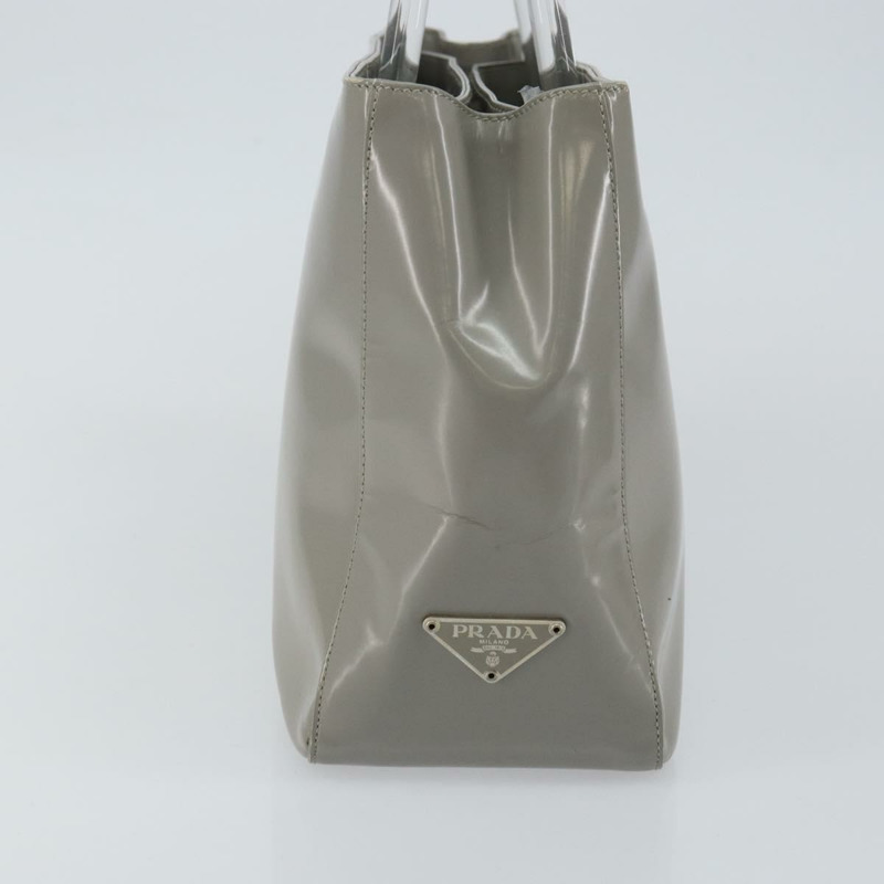 【日本直送】PRADA 手提包琺瑯灰銀色正品 BA5946-2
