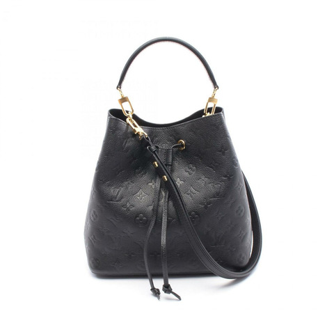 Louis Vuitton NeoNoe 手提包，皮革 Monogram Empreinte，女款，黑色，M45256