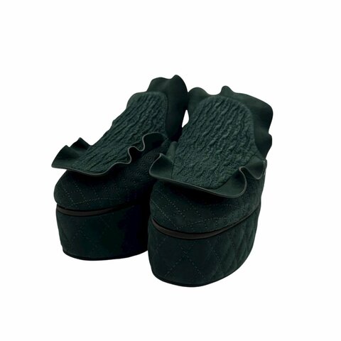 【美收精品】Fendi 綠色休閒鞋 4-32【隔月月中將轉賣至日本 上架期限30天】