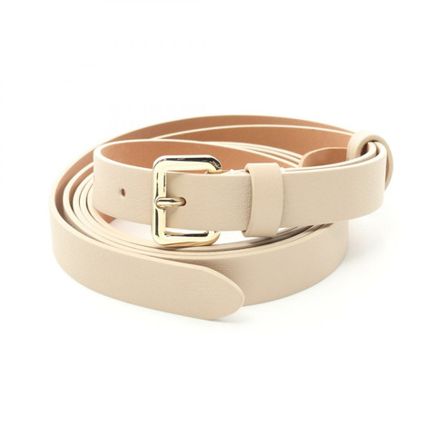 MAX MARA MALAGA 皮帶 皮革 米色 二手 女士