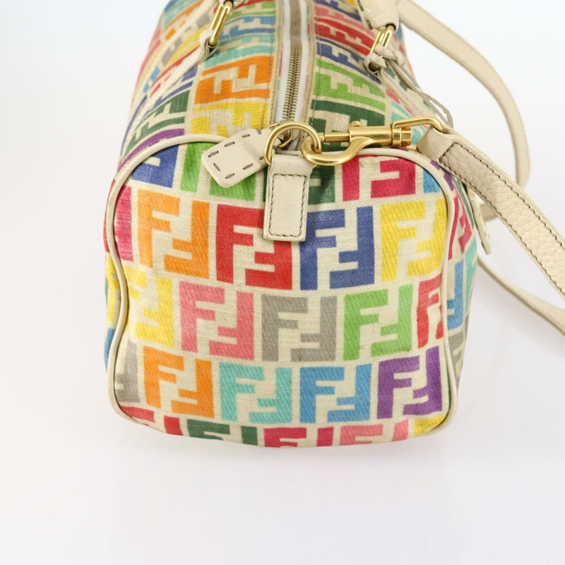 【日本直送】FENDI Zucca 帆布波士頓包 PVC 2way 多色金色正品 141028-3