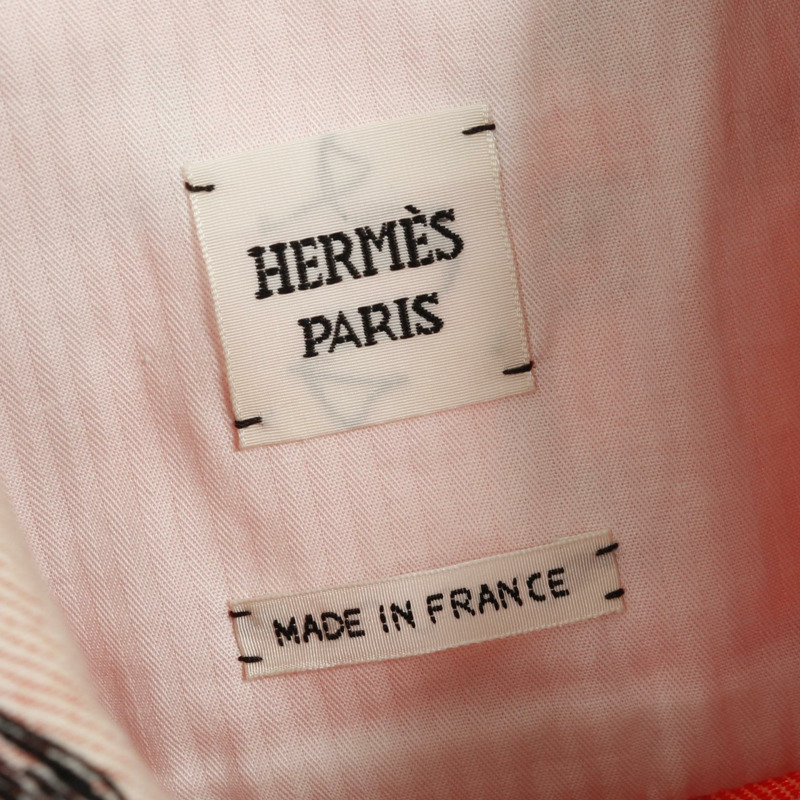 HERMES Effet Kaleidoscope Finesse 牛仔外套 #36 4H0253DD 棉質 粉紅 黑色-2