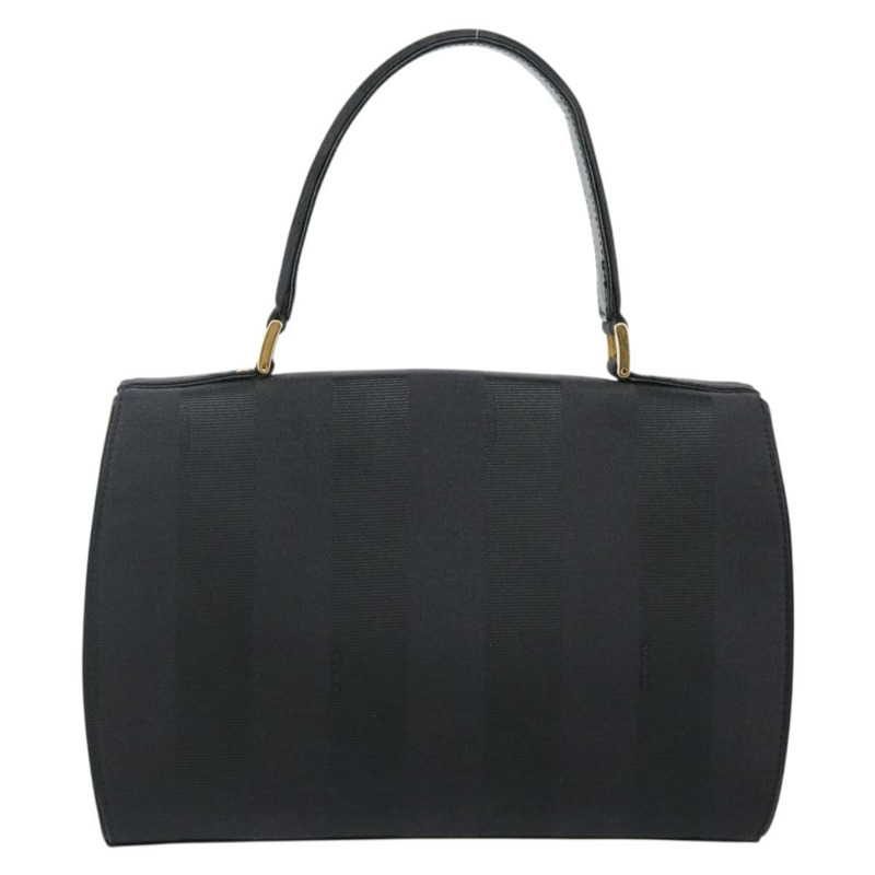 【日本直送】FENDI 山胡桃帆布手提包 黑金色 正品 BA6083-1