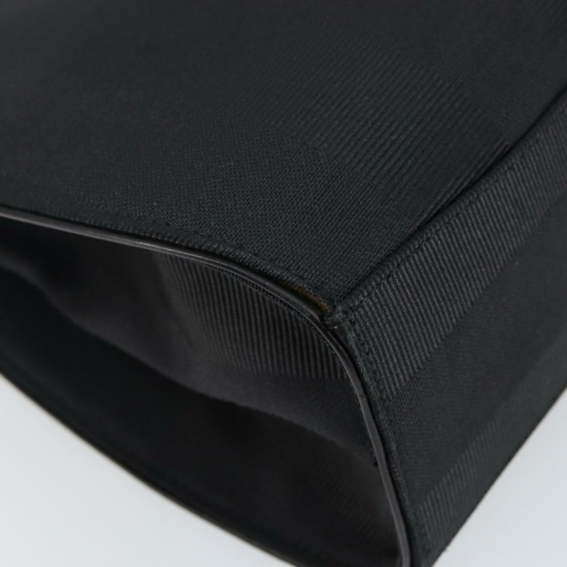 【日本直送】FENDI 山胡桃帆布手提包 黑金色 正品 BA6083-16