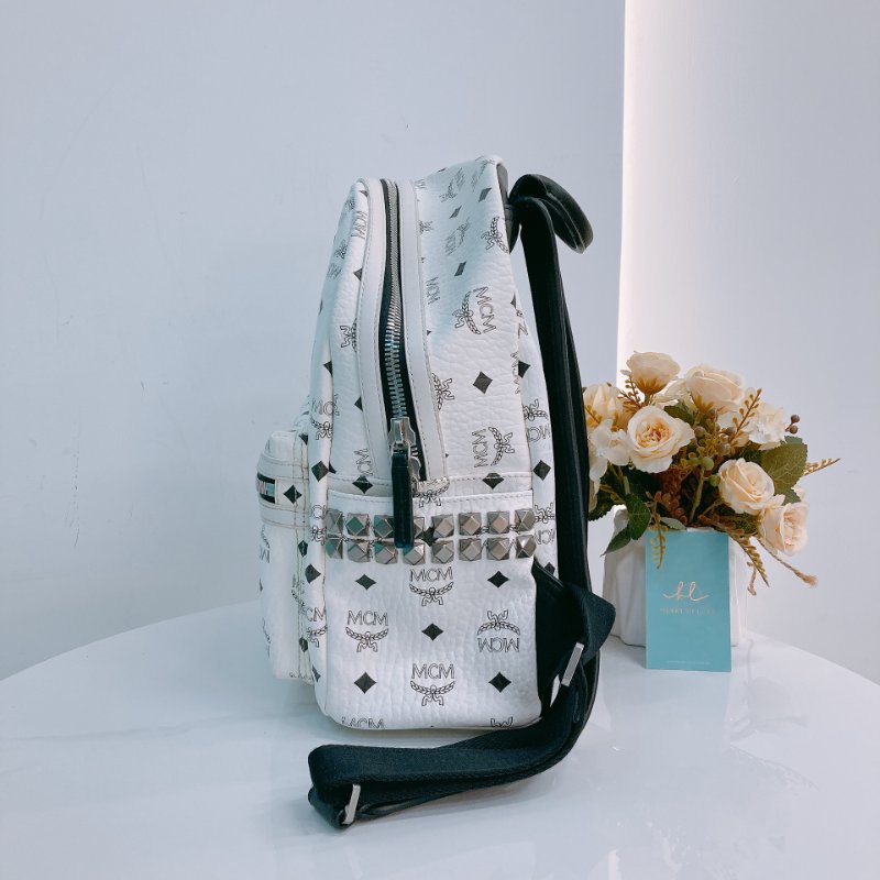 MS0338 MCM 白色背包 MCM Backpack White x PHW-3