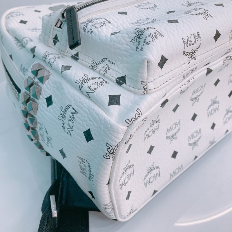 MS0338 MCM 白色背包 MCM Backpack White x PHW-5