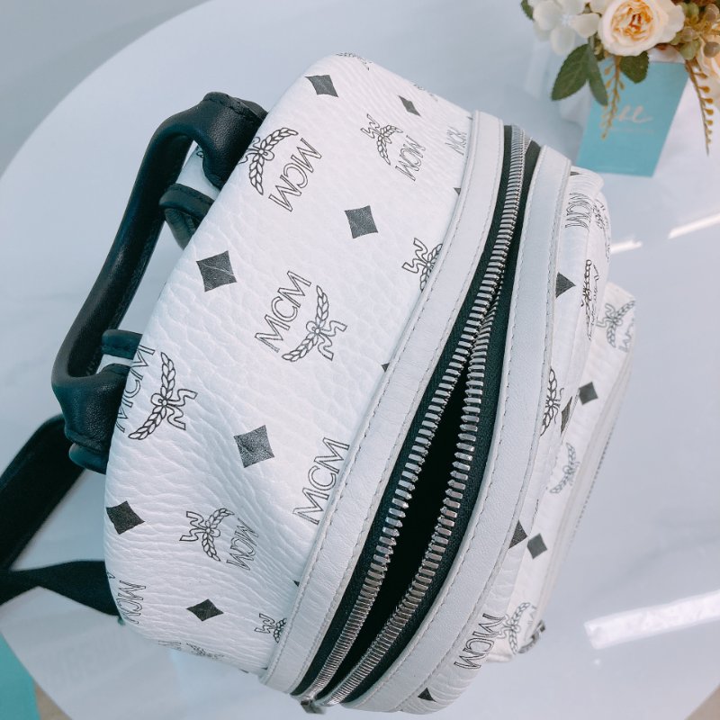 MS0338 MCM 白色背包 MCM Backpack White x PHW-9