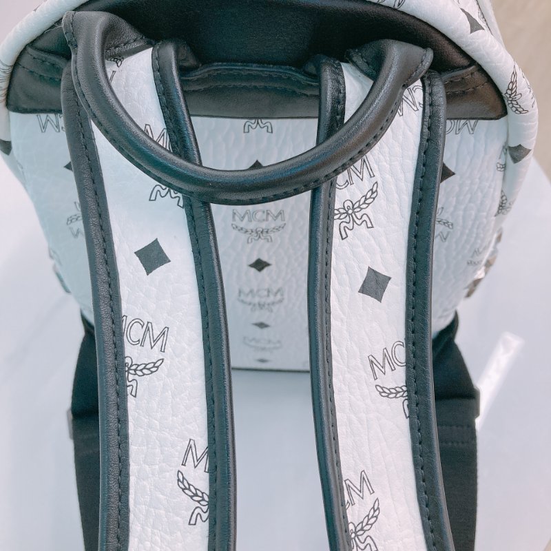 MS0338 MCM 白色背包 MCM Backpack White x PHW-11