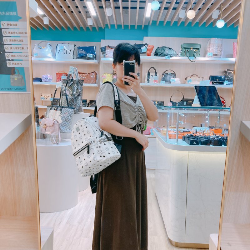 MS0338 MCM 白色背包 MCM Backpack White x PHW-17