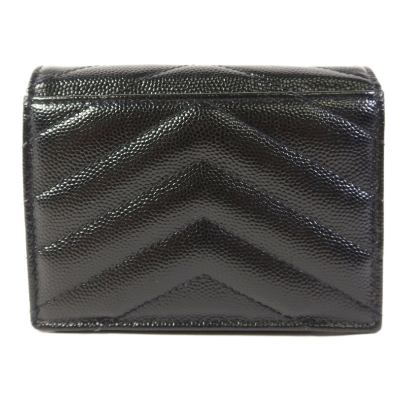 SAINT LAURENT 牛皮皮革Wallet金扣錢包-1