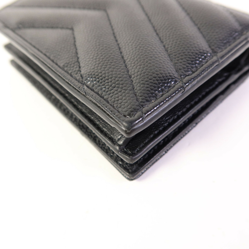SAINT LAURENT 牛皮皮革Wallet金扣錢包-11