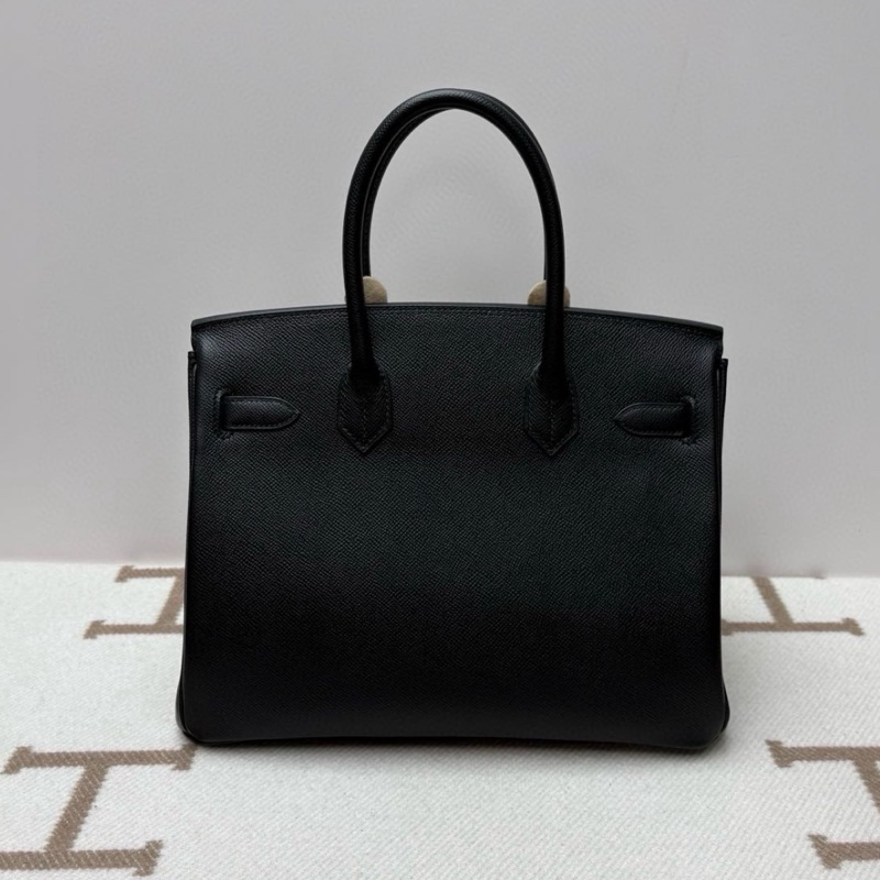 Hermes 愛馬仕 Birkin30 bk30 黑銀 Y刻 Epsom皮 配件全套無票-2