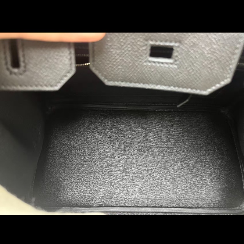 Hermes 愛馬仕 Birkin30 bk30 黑銀 Y刻 Epsom皮 配件全套無票-23