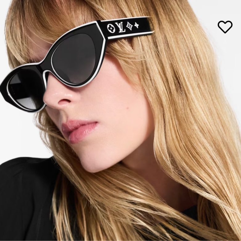 全配LV Line Cat eye墨鏡-7