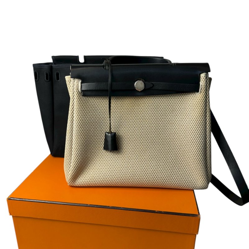 現貨Hermes herbag31黑白熊貓配色-0