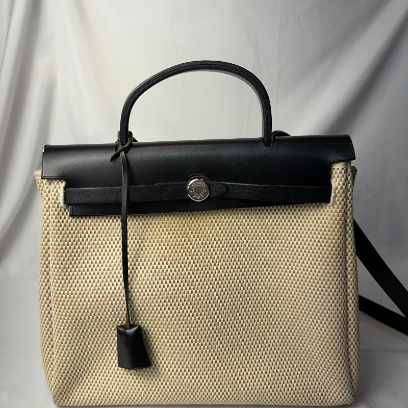 現貨Hermes herbag31黑白熊貓配色-1