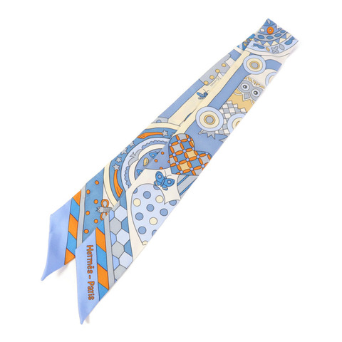 HERMES 絲質Twilly絲巾