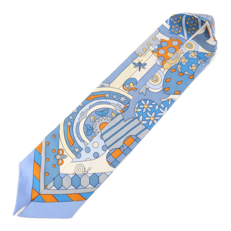HERMES 絲質Twilly絲巾-2
