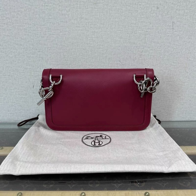 HERMES Chaine d’ancre豬鼻子鏈條風琴包27*16*2 98新配件塵袋-4