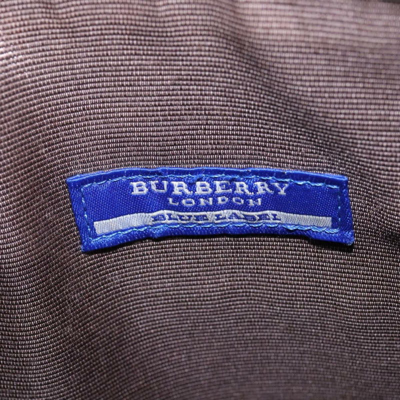 【日本直送】BURBERRY Nova 格紋藍標單肩包尼龍灰銀色正品 142647-9