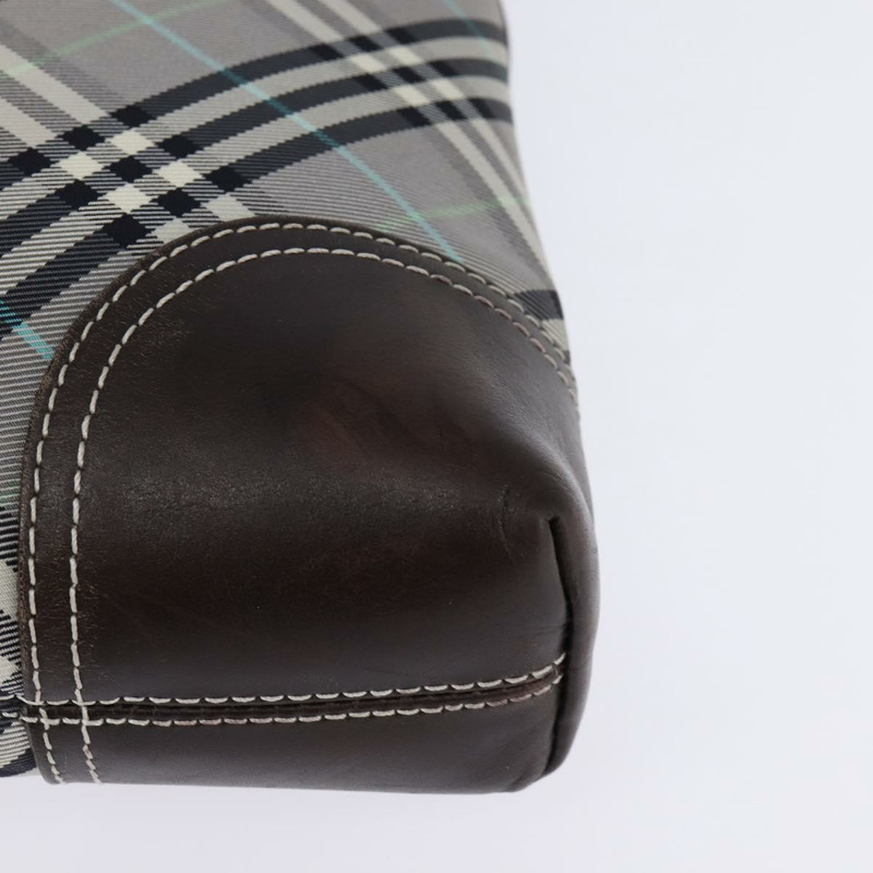 【日本直送】BURBERRY Nova 格紋藍標單肩包尼龍灰銀色正品 142647-13