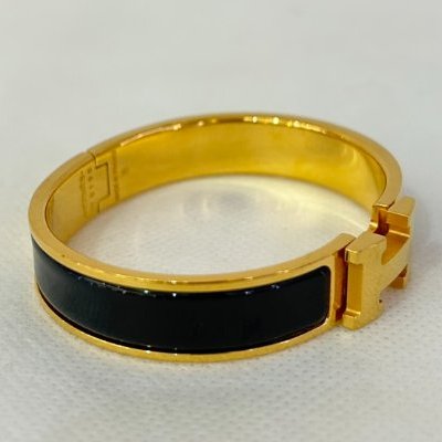 HERMES黑金CLIC H手環-3