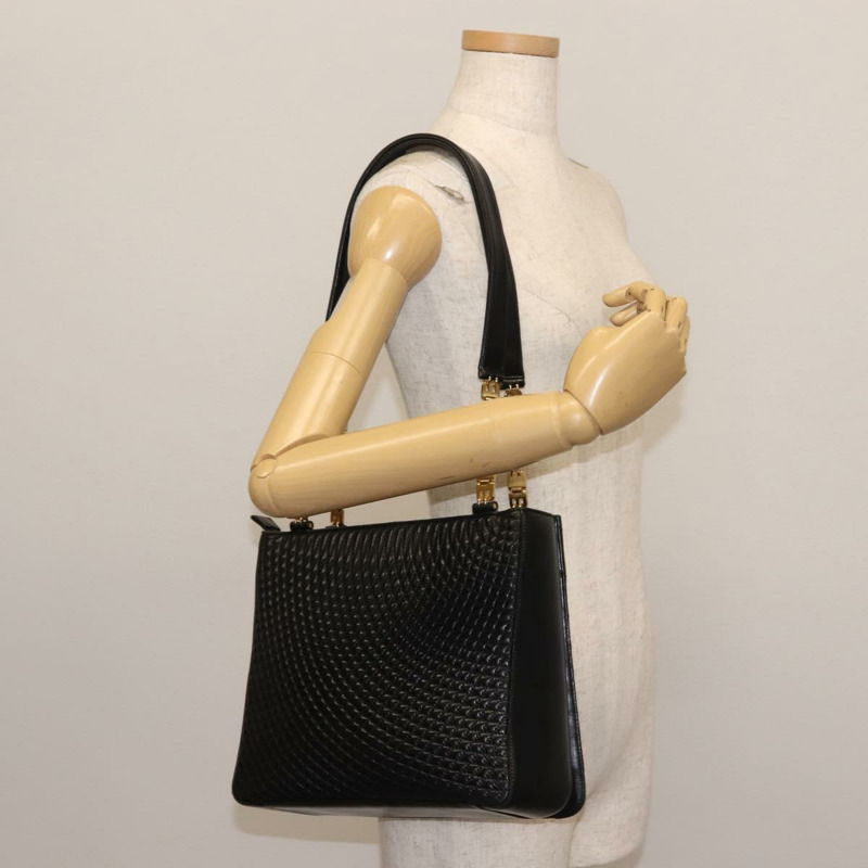 【日本直送】BALLY 肩背包 皮革 黑金 正品 BA6042-22