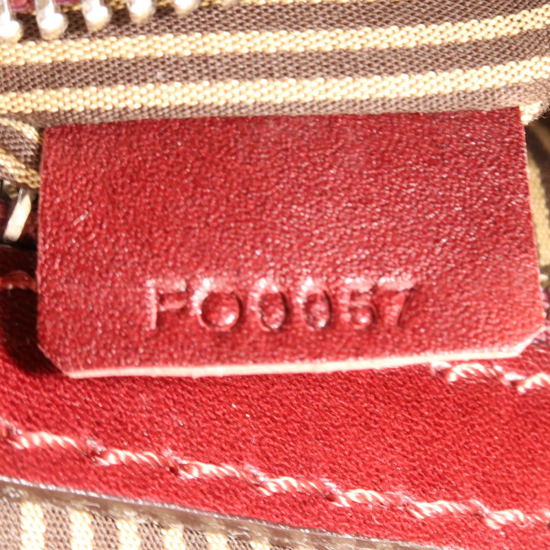 LOUIS VUITTON 牛皮皮革Shoulder Bag銀扣肩背袋-11