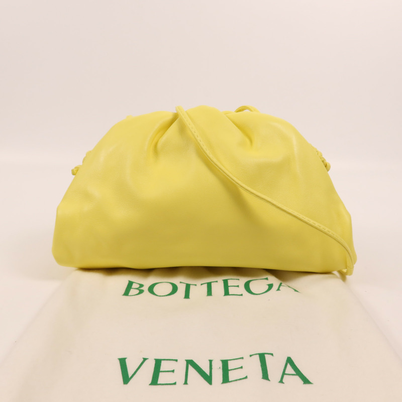 BOTTEGA VENETA 羊皮皮革Pouch Shoulder肩背袋-12