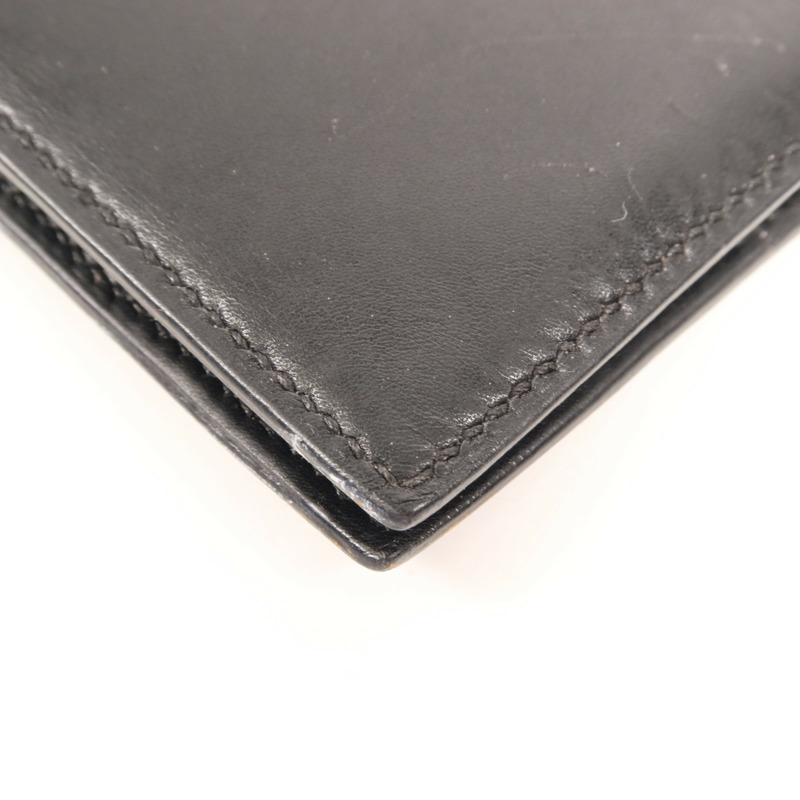 HERMES 牛皮皮革Wallet錢包89 Noir-8