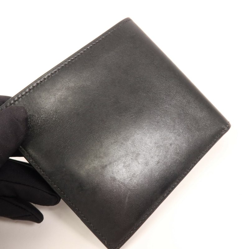 HERMES 牛皮皮革Wallet錢包89 Noir-12