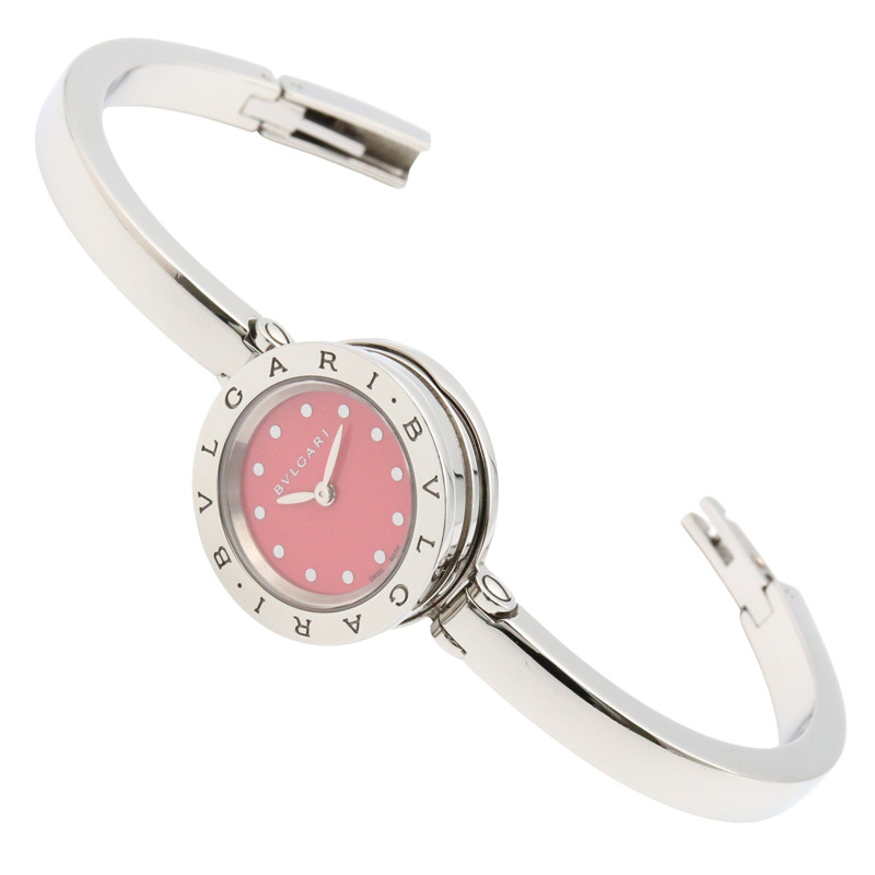 BVLGARI B-zero1 女士不鏽鋼腕錶,粉紅色,BZ23C2DSS-3