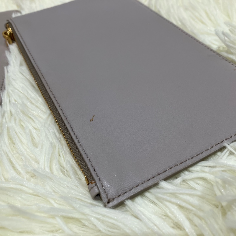 MS0334 繆繆 手拿包 灰色 Miu Miu Clutch 23cm Grey x GHW-29